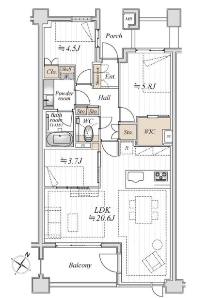 間取