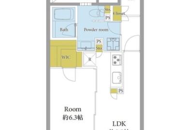 間取／間取り図：1LDK(2026年4月)