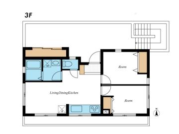 その他画像／3階間取り図（２LDK）