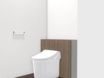 トイレ／※工事完成イメージです。トイレもすっきりとしたイメージ♪