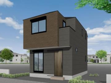 建物プラン例（パース・外観）／※イメージ図となります。